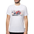 T-shirt bianca da uomo con stampa frontale Ducati Corse, Abbigliamento Sport, SKU a722000377, Immagine 0
